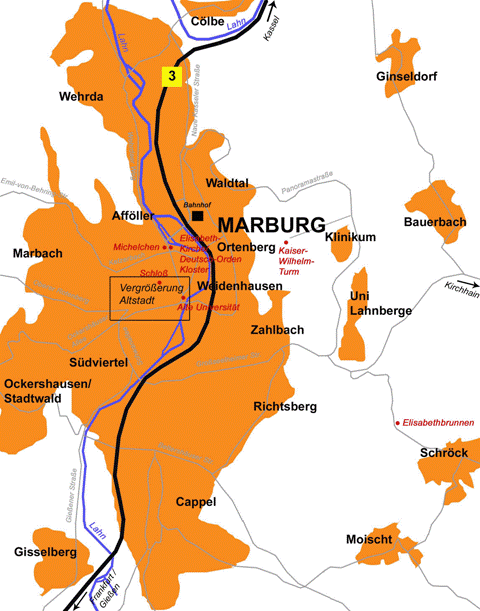 marburgviews - clickable map